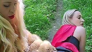 Little Red Riding Hood and the Evil Wolf!