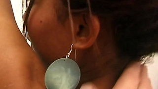 This Black Girl Masturbates with a Fake Cock While Watching Porn Then Gets Fucked by a Real One