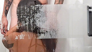 Amateur Couple Shower Sex! MILF Latina