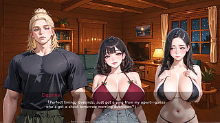Ntr'd by My Friend #12 Ai Hentai Game - Masturbating Through Shorts