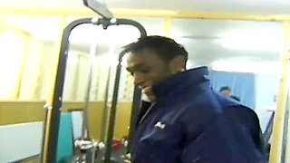 Omar Has Fun With Blonde At The Gym - Omar Williams