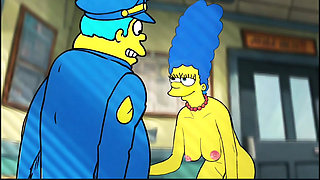 Police Sex Story. Married Housewife Fucks with Sheriff for Her Husband. a Cartoon Parody. Animation. Comic. Parody Simpson