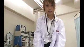 Horny nurse Ebihara Arisa gives her male patient an unusual