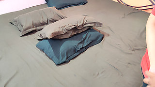 Pervert Man Fucks Innocent Young Asian MILF Doggystyle