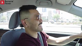 Chinese Pornstar Riding Asian Uber Driver With Nicole Doshi And Chinese Guy