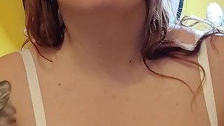 Busty Girl Smokes and Blows Hard.