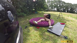 Luci Reign's Wild Tent Passion in Taxi