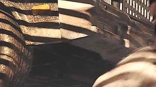 Robaatoo Intense Hardcore Anal Sex: Hot Slut Fucked Doggy Style with Tight Ass Gaping