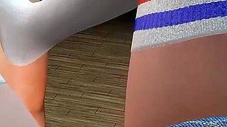 Long Socks Footjob with Gender Bender Chucky