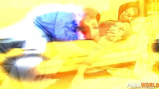 Brunette college student Jessica Koks foot fucked and creamed all over GP1163