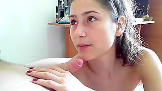 Turkish webcam girl 2 - suck cum in mouth
