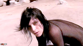 Barbara-nux Hot Young Brunette Barbara Nux Removing Clothes