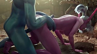 3D Goblin fucks a beauty - cartoon hentai porn