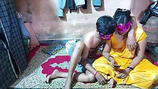 Desi Bhabhi Priya seduces neighbor boy for wild sex in homemade Indian video