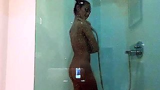 Amateur striptease and Solo masturbation
