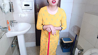 Kamwali Bhai Landlord Affair - Big Boobs Indian Maid fucked by Big Dick Malik For Extra Pay xxx