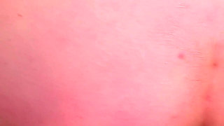 Step Mom Caught Step Son with Boner While Cleaning and Helped Him Cum on Her Big Round Ass