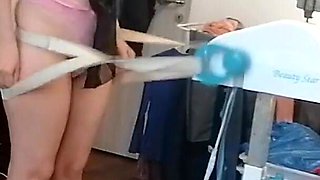 Amateur Massage with Vibrator, Naked Brunette. Hairy Latin Pussy, Big Tits, Big Ass.