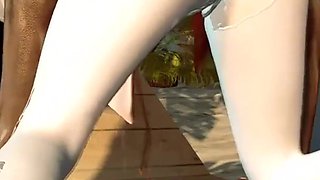 3D Big Boobs Cosplay Model Naked Her Perfect Boobs Got Fucked by BBC