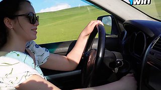 Real hookup in car with driving instructor for money -