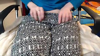 Teen with glasses spreads her pussy and fingers herself: Amateur, Brunette  Masturbation Porn