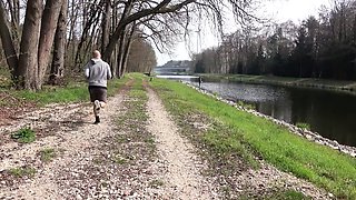 German 18 Schoolgirl Teen Dirty Fuck and Piss Outdoor