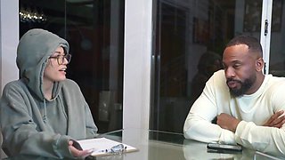 Amber Alena Mesmerizes in Wild Interracial Heat