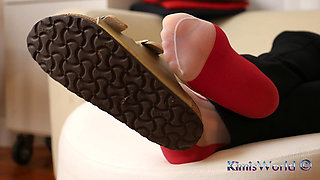 Creative Pantyhose & Birki Shoeplay