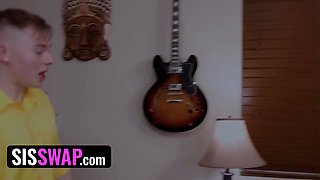 Sisswap - freak stepbros interchange fuck their spectacular teen step-sisters feat. Scarlet Skies & Ginger Grey