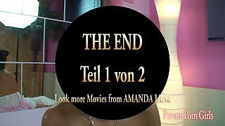 Sexy dirndl teeny screams with full cum in mouth - part 1