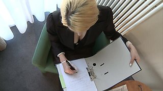Beautiful Secretary Ass Fucked and Cummed in Mouth in Hotel Room by Boss