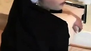 Big-Titted Asian Amateur Nun