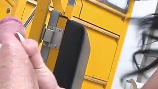 Pretty patient gets both holes fucked hard by two massive cocks