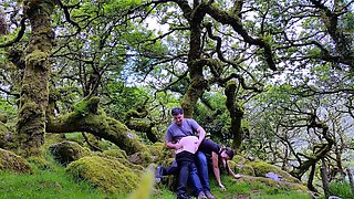 Merciless outdoor spanking punishment for naughty teen