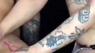 Bastet - Big Booty Tattooed Goth MILF Twerking, Pussy Masturbating, Ass Spreading Before Sucking Dick