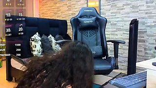 Blonde tranny shemale solo masturbation