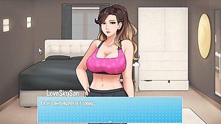 House chores with big melons and a naughty night by Loveskysan69real