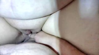 BBW sex machine and creampie