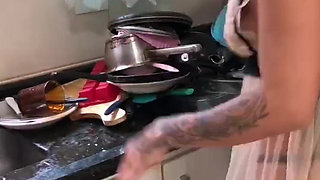 Washing the Dishes Well, Young Lady - Part 1