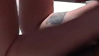 Big Tittied Tatoed Blonde Babe Gets Facefucked, Pussylicked, 69, Then Fucked Hard From Behind and Swallows Cum