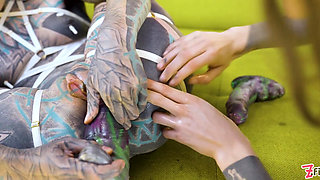 Alternative Tattoo Teens Fucking Each Other with Crazy Toys