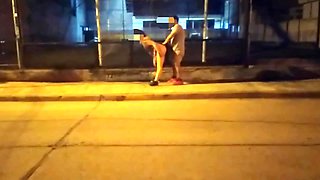 Couple Fucking in Public Risky Voyeurs Flashing Without Panties