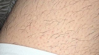 Step mom hand slip on step son white panties touching his dick without shame