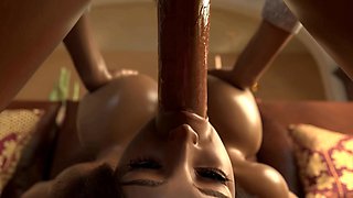 ◈ Big Juggs Booty Stepmom Screams While Riding Stepson
