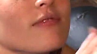 Woman Gives a Strong Stranger a Handjob with Dirty Talk in a Bar!!!