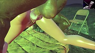 Fallout-themed animated adult tale with huge animated dicks and plenty of loud moaning