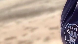 Wifey Walks Around Beach Fully Nude