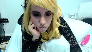 Solo Amateur Blonde Teen Homemade Pussy Masturbation
