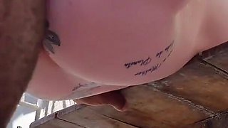 Casal De De Namodados E Flaglado Fazendo Sexo Em Construcao