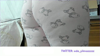 I Masturbated in Pajamas- Doggy in Pajamas- Big Ass- Turkish MILF Porn- Turkish Disclosure- Disclosure